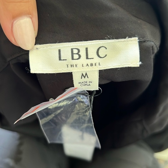 NWT LBLC The Label Amara Tie Front Collared Dress - Picture 11 of 12